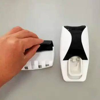 

Automatic Toothpaste Dispenser Set Lazy Toothpaste Squeezer Toothbrush Holder Wash Set Punch-Free Toothpaste Holder