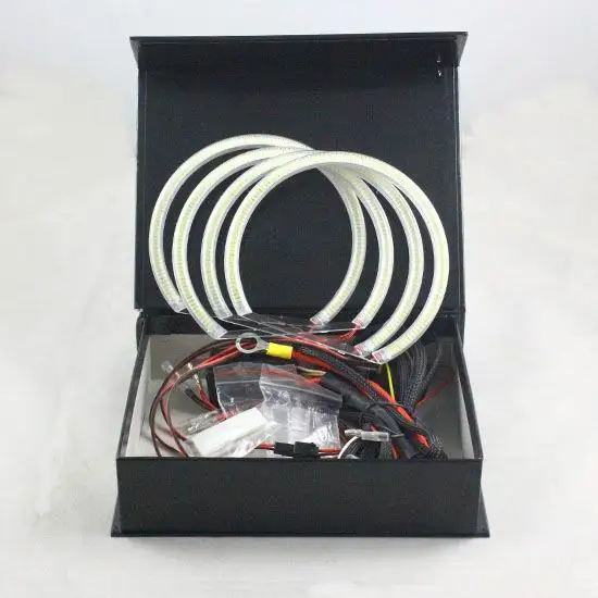 Rockeybright 1*131 мм + 146 120smd светодиодные ангельские глазки для BMW E46 без Прожектора фары