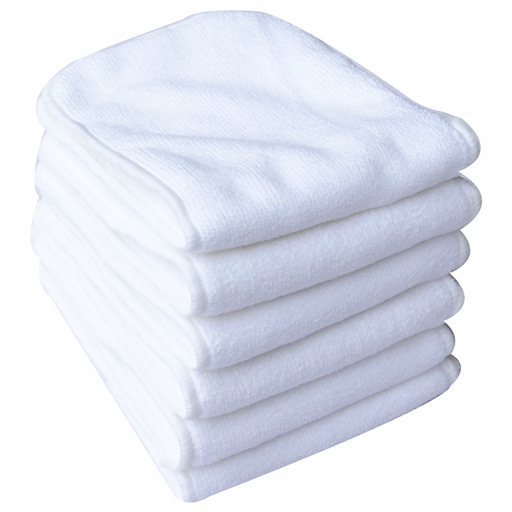 PatPat 10 Pcs Three-layer Microfiber Cloth Diaper Inserts Baby Products Fitted Diapers Baby Care Clothes