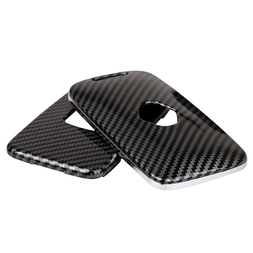 Чехол для автомобильного ключа из углеродного волокна чехол брелока Renault Kadjar Megane