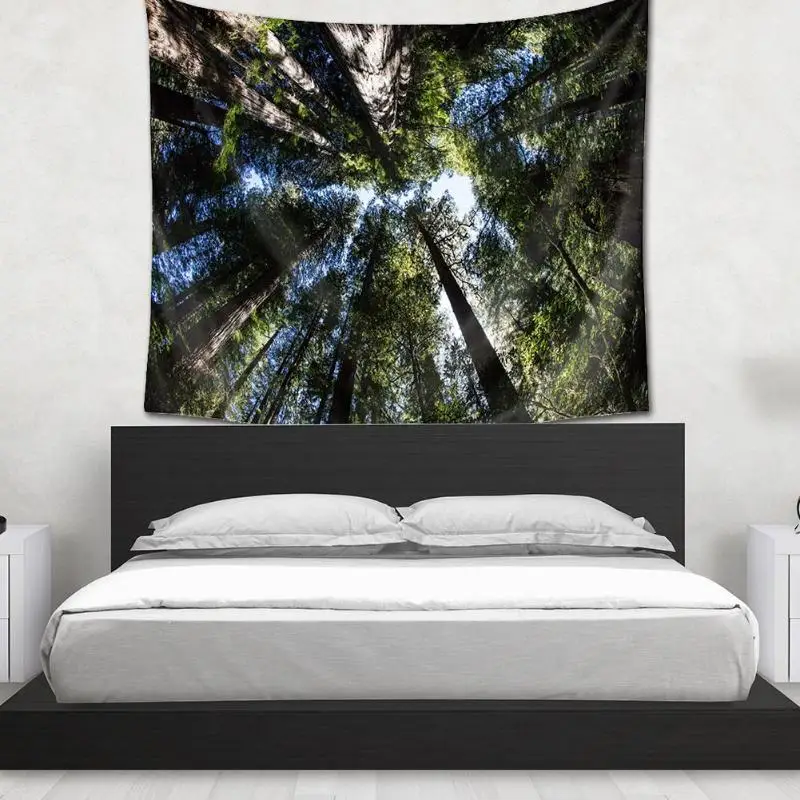 Beach Blanket Sky Print Hanging Tapestry Camping Tent Yoga Mat Home Art Decor Use for Tablecloth Wall Decoration Tapestry Etc