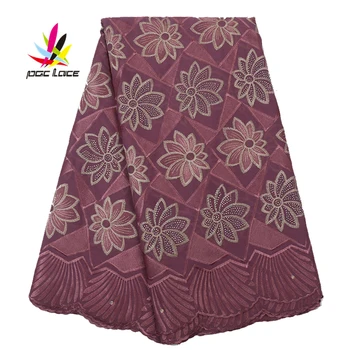 

Swiss Voile Lace Fabric Tulle Embroidered Latest African Styles Fabric Net Embroidered Alibaba Wedding Dress 100 Cotton AMY2672B