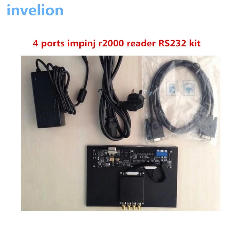 

multi-port uhf rfid reader with RFID UHF reader Module with Impinj R2000 chip+Free tags for sports running