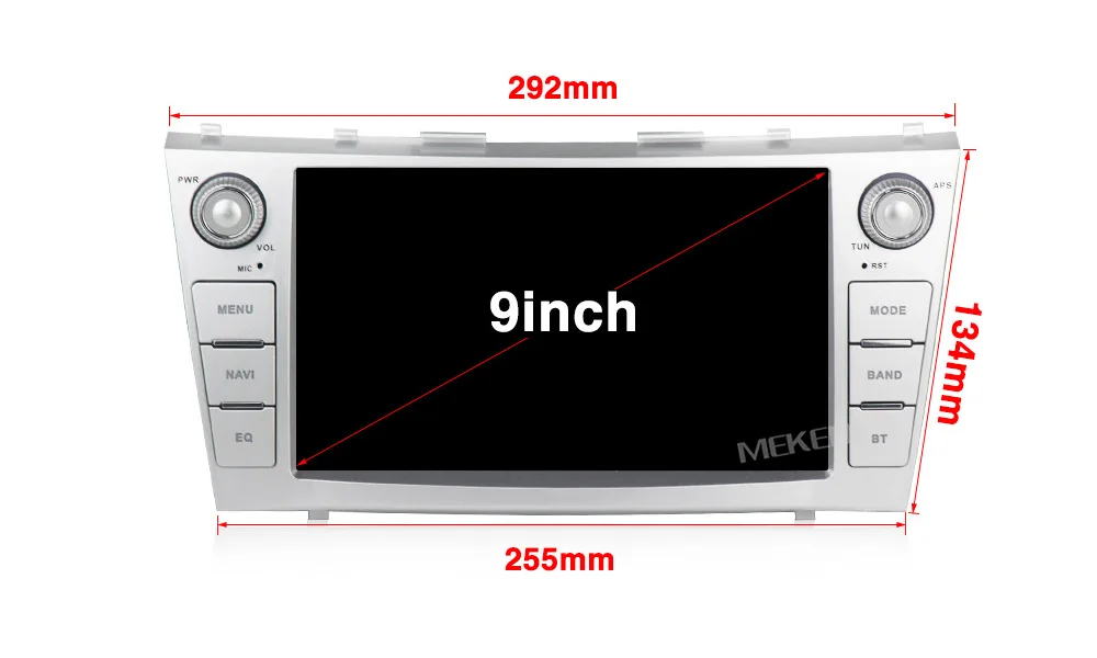 Perfect MEKEDE DSP 2Din car Multimedia player for Toyota Camry 7 40 50 2006-2011 car dvd gps player radio cassette wifi RDS 3