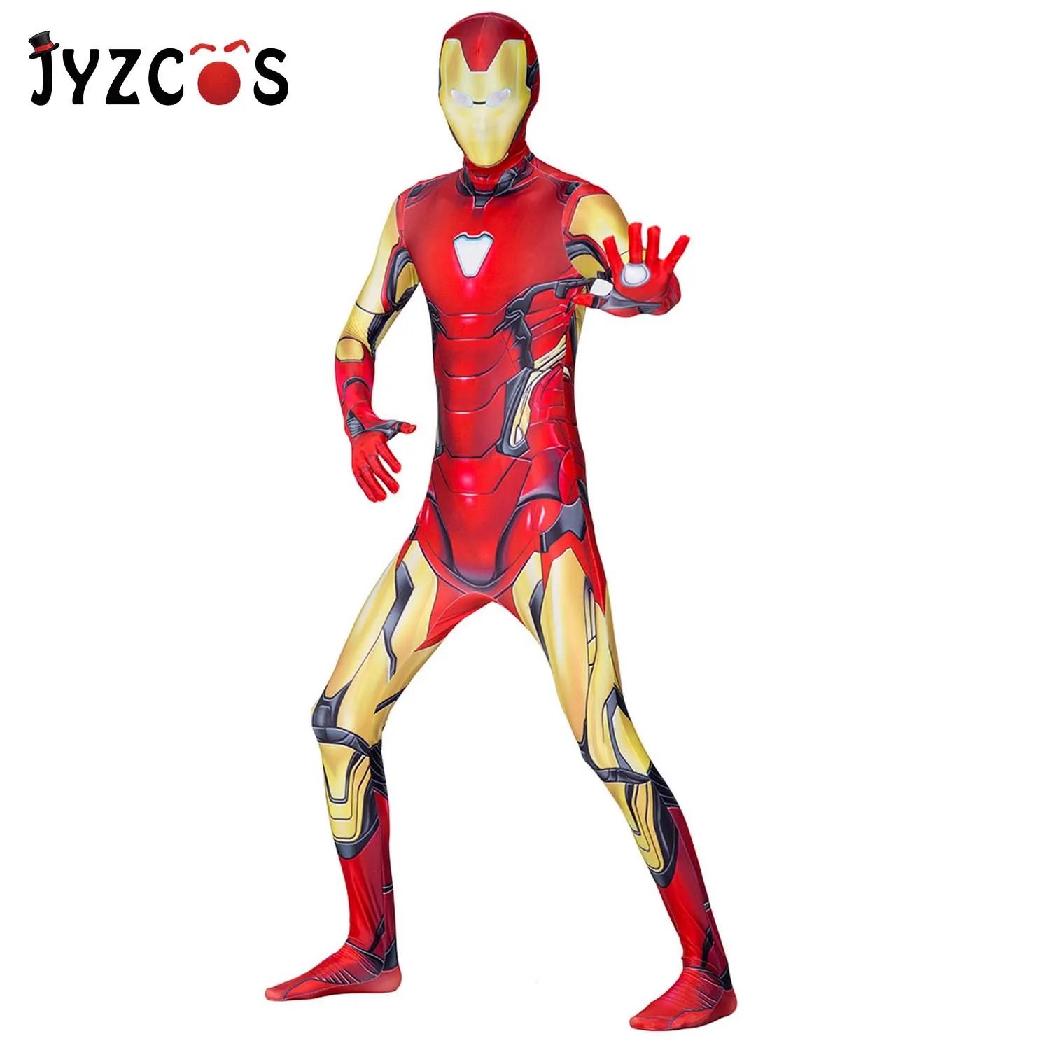 Iron Man Costume Adult Kids Endgame Superhero Costume Iron Man Cosplay