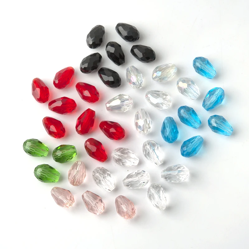DoreenBeads модные разноцветные хрустальные бусины Aurora Borealis граненые | Отзывы и видеообзор