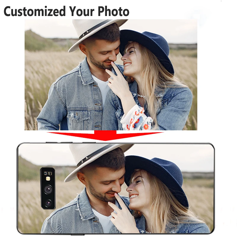 DIY Photo Custom Phone Case For Xiaomi Redmi 8 7 6 5A K20 8A 7A 6A 5 4X Plus Note 4 Pro Soft TPU Black Cover Name Logo |