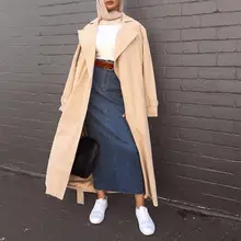 Женская высокая талия Повседневная джинсовая юбка джинсы Макси облегающая юбка карандаш Jupe Longue Femme длинные юбки