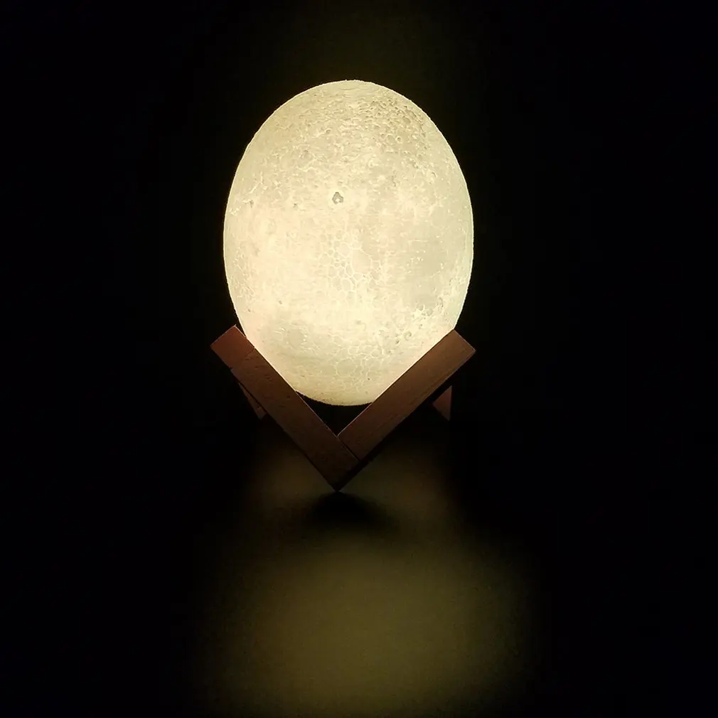 Remote Control Degradable Pla3d Printing Dinosaur Egg Light Moon Light Strange Night Light Table Lamp Led Light Birthday Gift