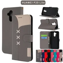 Кожаный чехол-книжка для huawei P20 Lite, чехол для huawei P20 Lite P30 Pro y9 mate 20, кошелек с вышивкой, сумка для мобильного телефона