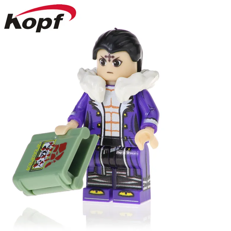 PG1418 20Pcs No Box 20 шт. PG1423 аниме серии Фигурки Kuroro Fei Hisoka Machi Kurapika строительные блоки игрушки для детей PG8170 - Цвет: PG1418 20Pcs No Box