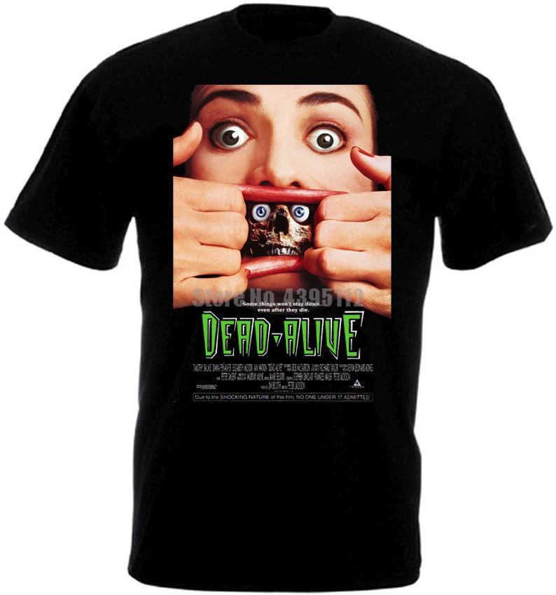

Dead Alive Movie Poster Man'S Clothes T-Shirt Russia T-Shirt Mens Retro T Shirts Meme T Shirts Mardi Gras Clothes Zmqoci