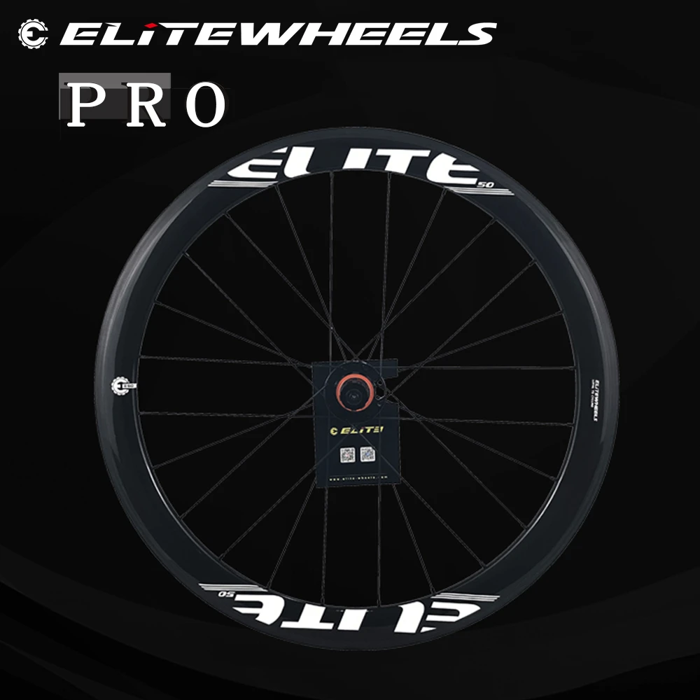 ELITEWHEELS PRO 700c Road Carbon Wheels R10 Ceramic Bearing Or Normal