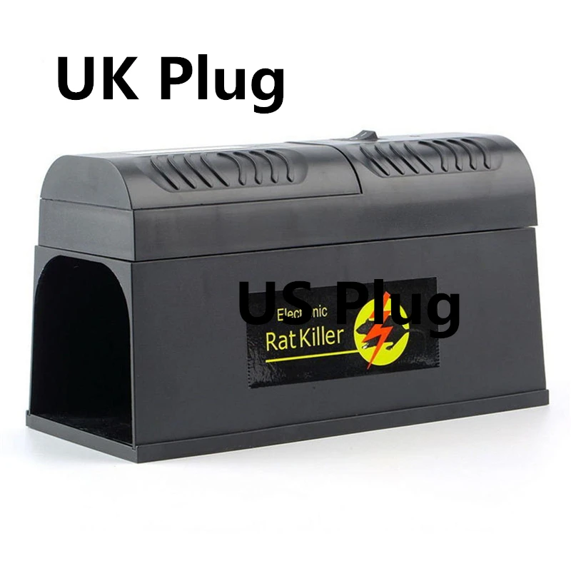 UK Plug Вилка для США/Великобритании/ЕС, электрическая мышка высокого напряжения, крысоловка, мышка, убийца, Электронная мышь для грызунов, Zapper, для домашнего использования, для борьбы с вредителями - Цвет: UK Plug