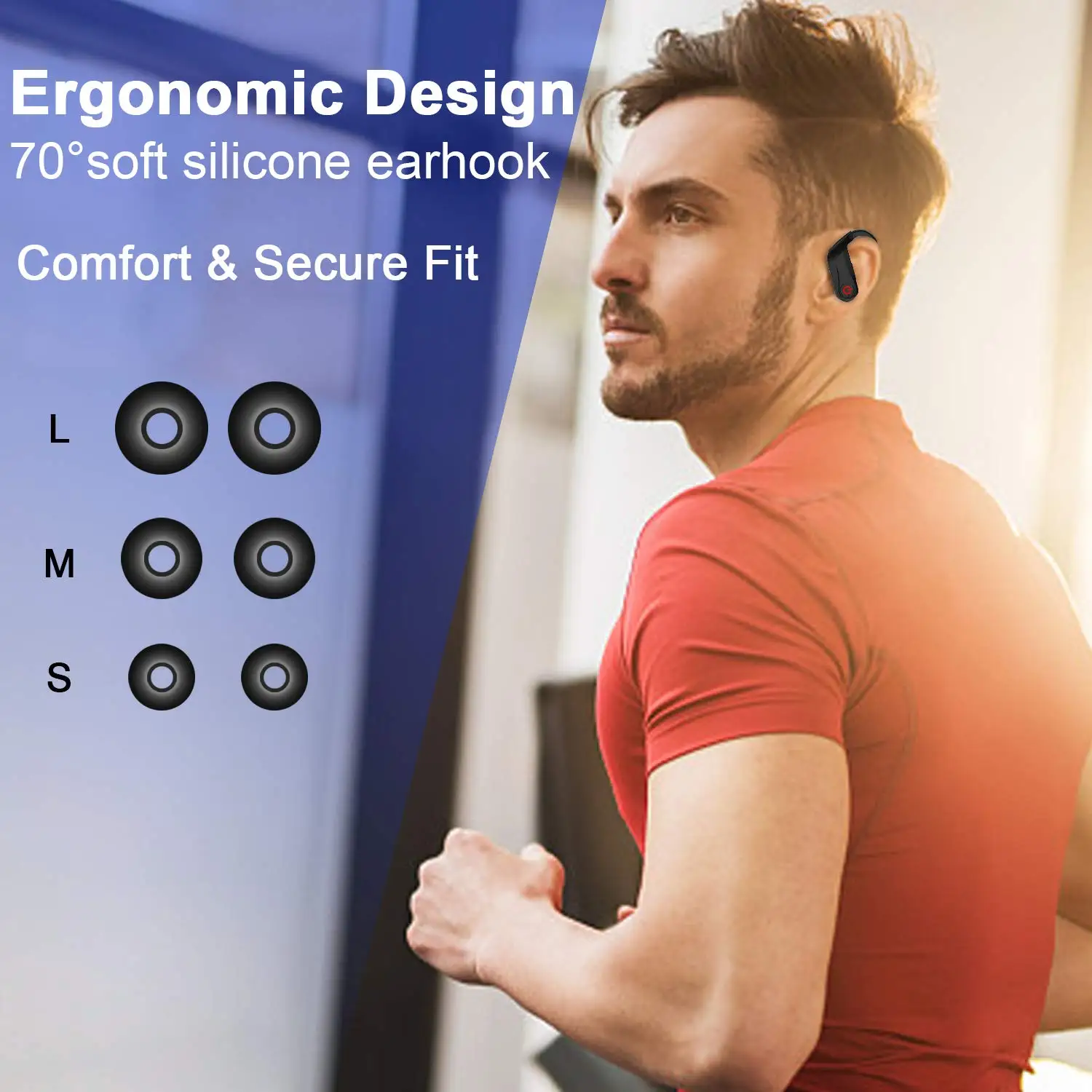 Sports Wireless Earbuds Bluetooth 5 0 Headphones in Ear TWS Stereo HiFi Sound Waterproof Bluetooth Earbuds with Charging Display