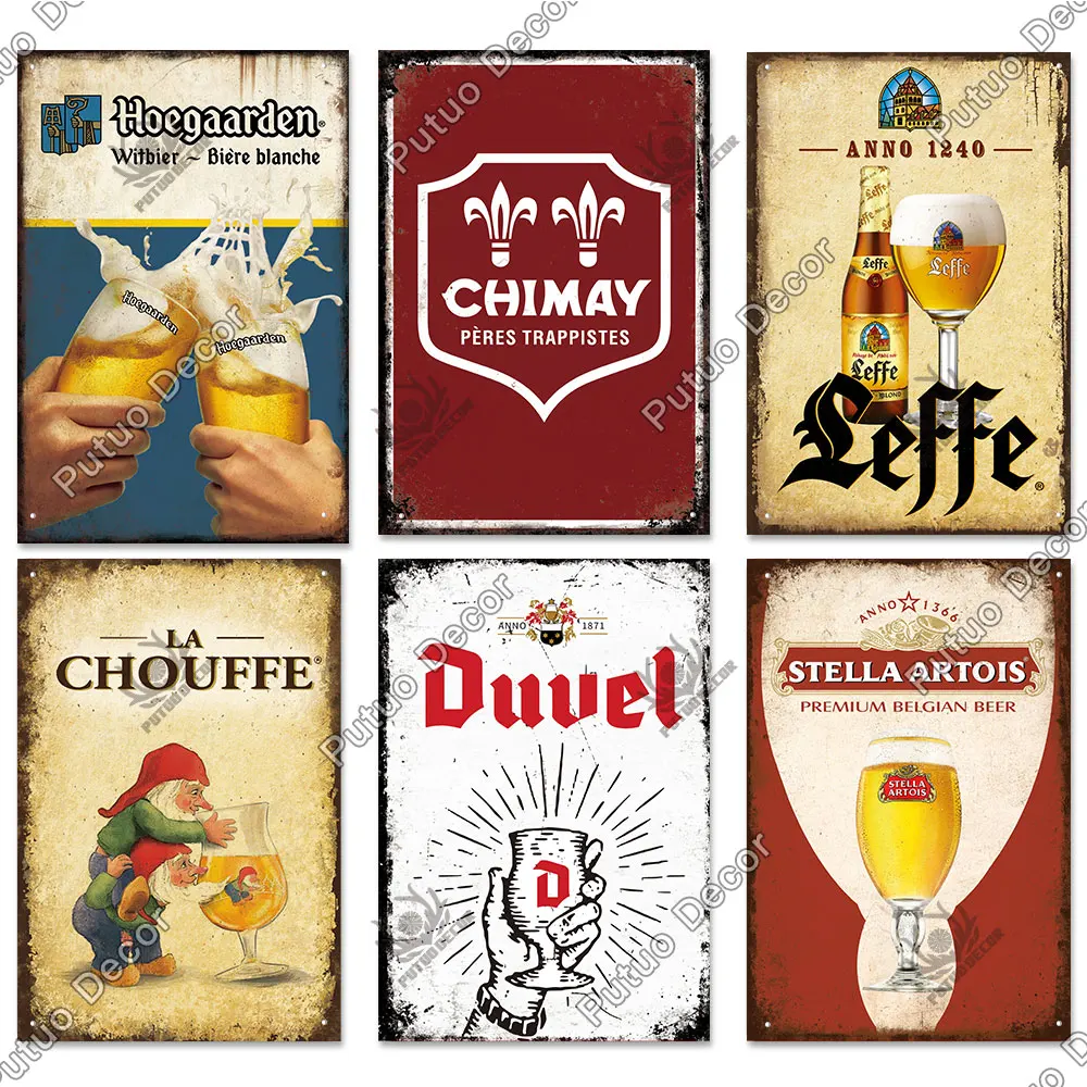Putuo Decor Beer Brand Plaque Vintage Tin Sign Metal Sign Decorative Plaque Wall Decor Pub Kitchen Bar Man Cave Club Decoration metal wall art,metal wall signs,metal signs