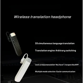 

33 Languages In Ear Headset Wireless Bluetooth Earphone Business Translation High Senstive Portable Universal Electronic Smart