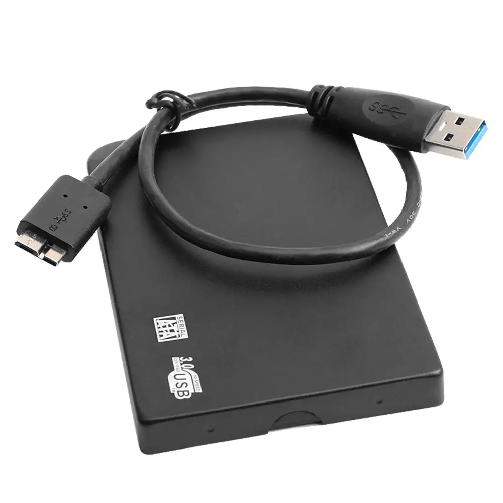 2.5 inch External HDD Black Plastic High Speed Micro B to USB 3.0 PC Mechanical Hard Disk Drive Computer Accessories 