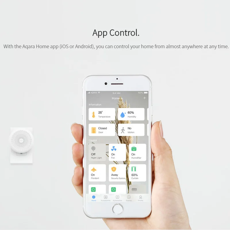 Original Xiaomi Mijia Aqara Hub, Mi Gateway with RGB Led night light Smart work with For Apple Homekit and aqara smart App