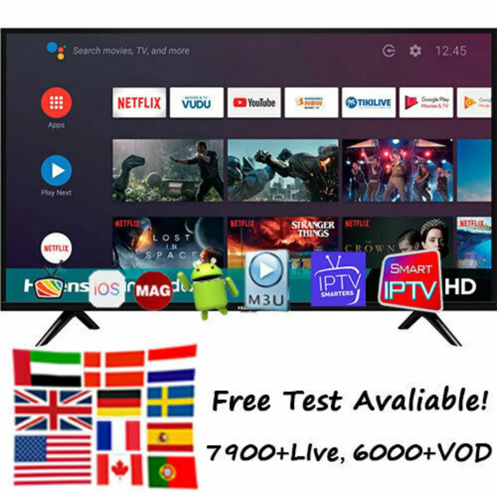 

M3U Stable Smarters Enigma Android iOS Stalker Support Smart TV BOX PC VLC