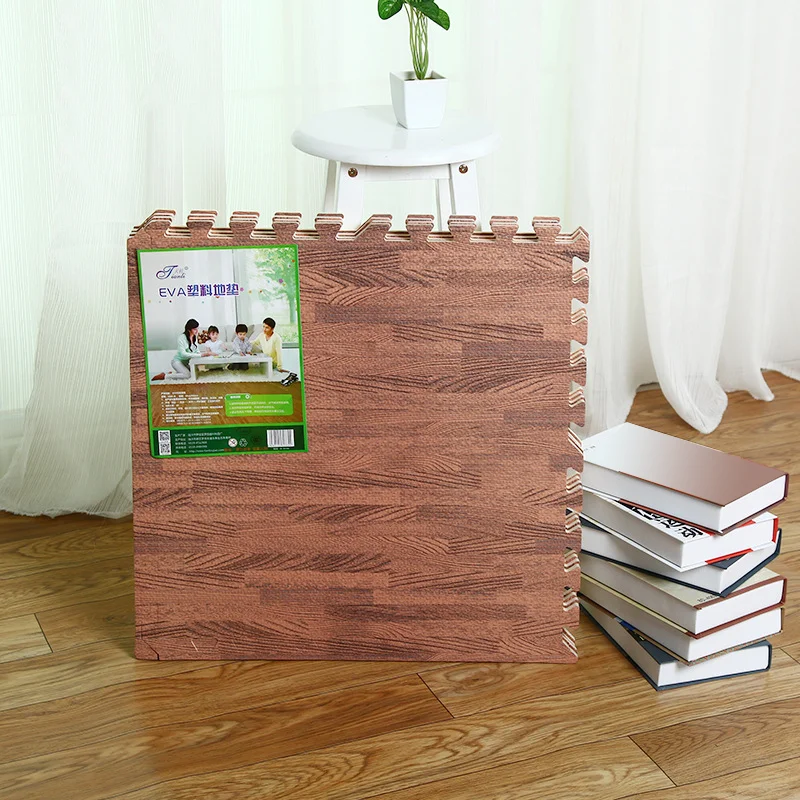 6pcs Bedroom Wood Stitching EVA Non-slip Foam Floor Mat DIY Toy Floor Carpet Home Floor Blanket 6pcs Bedroom Wood Stitching EVA Non-slip Foam Floor Mat DIY Toy Floor Carpet Home Floor Blanket