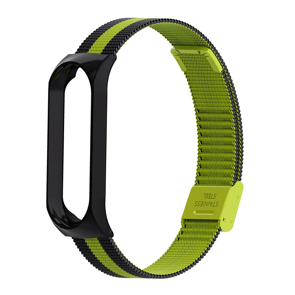 Металлический ремешок для Mi Band 4 и 3 из нержавеющей стали 4|Смарт-аксессуары| |