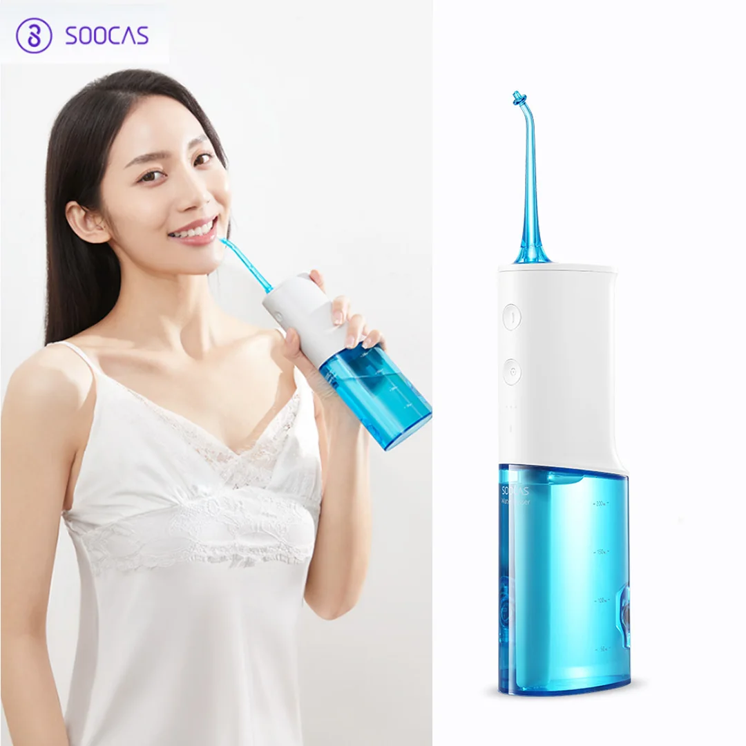 SOOCAS W3 Oral Irrigator Portable Water Dental Flosser Jet Cleaning Tooth Mouthpiece Denture Cleaner Teeth Brush | Электроника