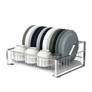

304 Stainless Steel Kitchen Racks Kitchen Tableware Storage Supplies Kitchen Utensils Cutlery Dish Rack Dish Rack