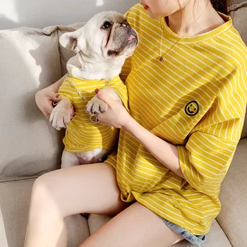 

Luxury Medium Yellow Dog Clothes Cute Korean Fashion Large Dogs Pets Clothing Chichuahua Ropa Para Perros Pet Products KK6GJK