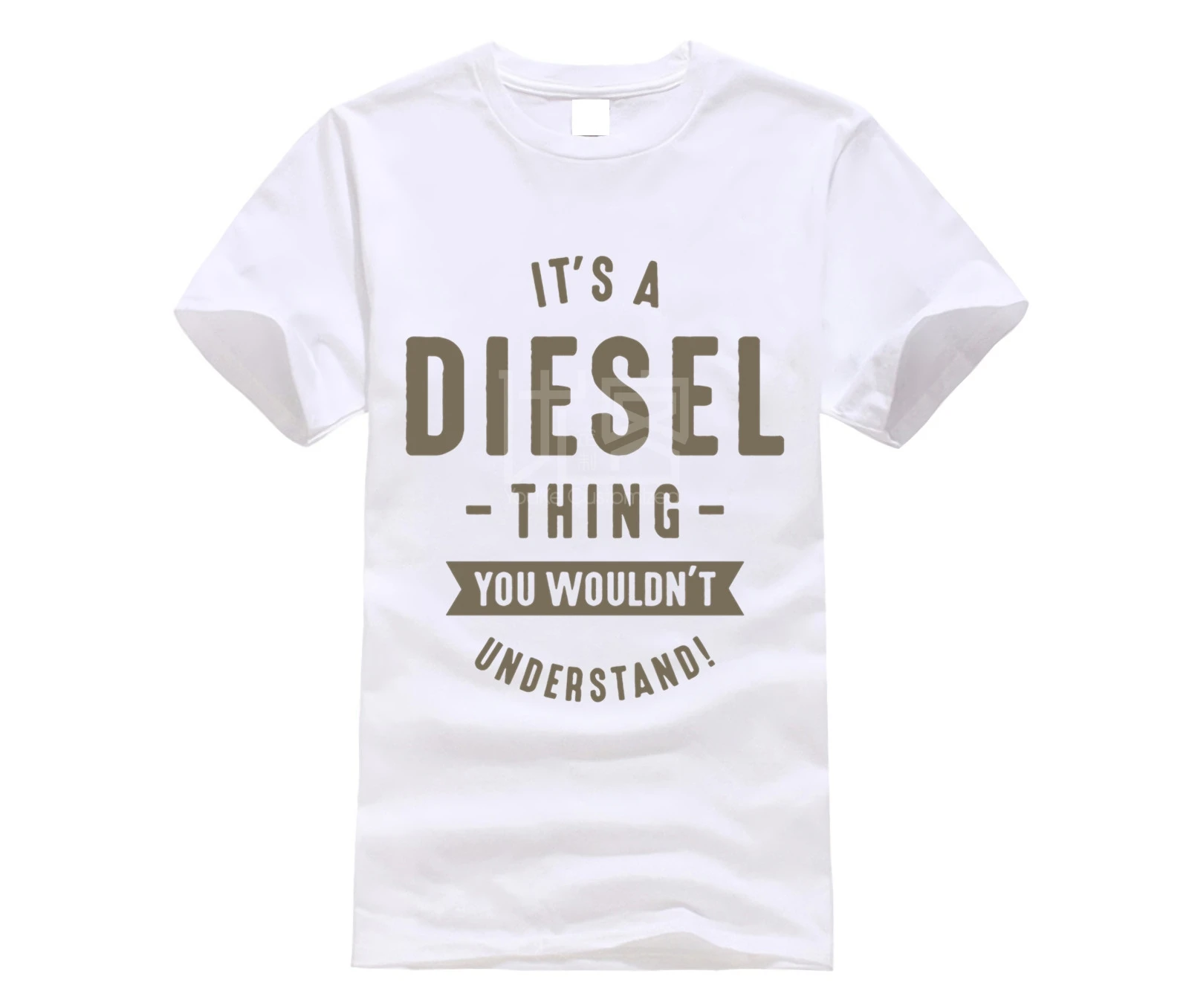 white Men-s-Diesel-t-shirt-Print-100-cotton-Euro-Size-S-3xl-Unique-Loose-Casual-Spring - Цвет: white