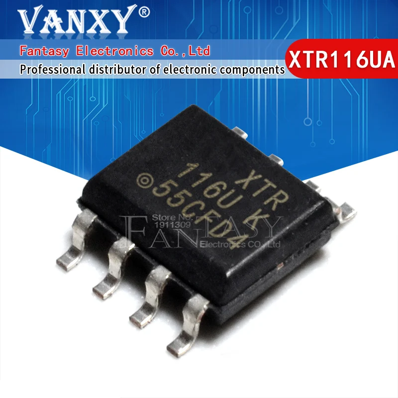 5 шт. XTR116UA SOP 8 XTR116U XTR116 116U SOP8|Интегральные схемы| |