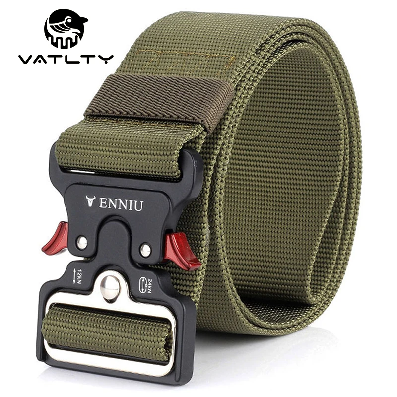 Ceinture Tactique Homme INSFITY - Rouge-Noir - Boucle à Dégagement