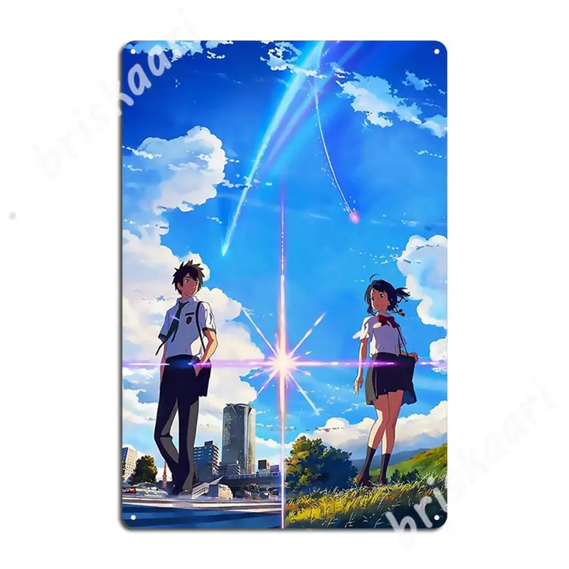 

Kimi No Na Wa//Your Name Anime 36 Metal Signs Classic Cinema Garage Plates Club Bar Tin sign Posters