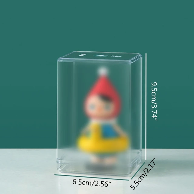 41Xb Kijelző Tok Tiszta Porálló Védelmi Doboz Kis Babák Szobor Showcase