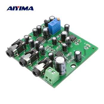 

AIYIMA 2 Way Audio Mixing Board Stereo Tone Control Source Switch Dodge Function Background Music Play Voice Control DIY Amp