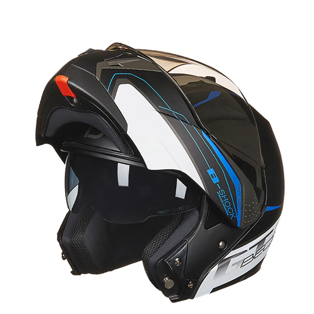 BEON мотоциклетный шлем Filp Up Casco Moto Helmet rbike Capacete с двойным козырьком для мотокросса и верховой езды шлем для мужчин и женщин