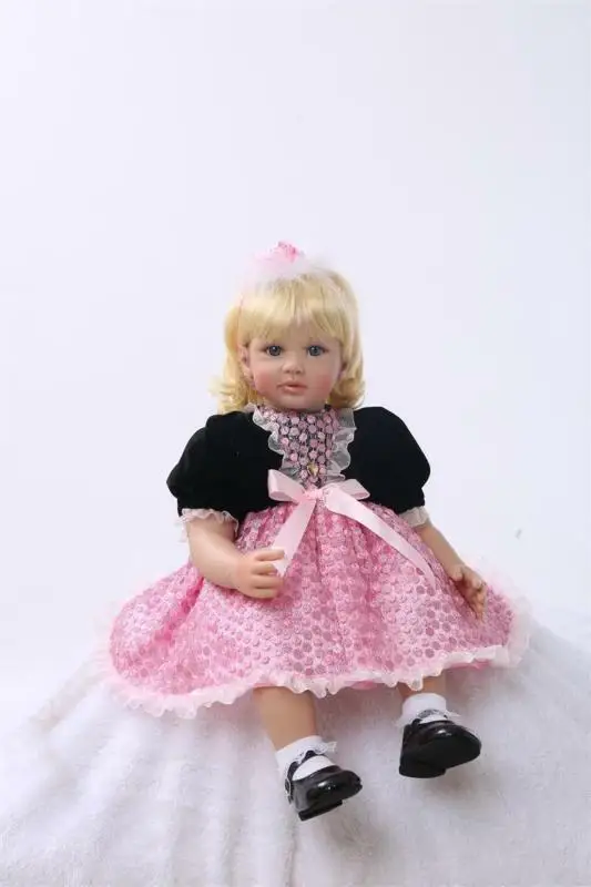Pretty Bebe Reborn Baby ясли 22 ''ручной работы виниловая живая кукла малыш Bebe подарок игрушки для детей куклы для девочек
