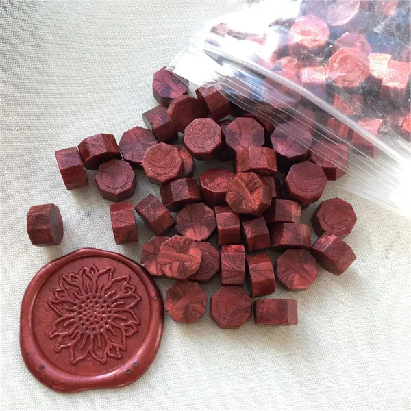 xinjiuhong sealing wax seal stamp use high quality low price colorful pill wax beads free shipping - Цвет: xinjiuhong