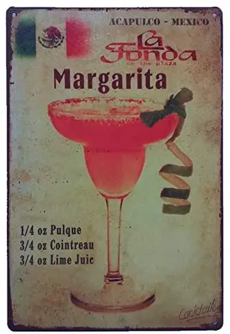+Margarita Drink Vintage Retro Home Pub Bar Deco Wall Decor Poster Size 8&quot x 12&quot | Дом и сад