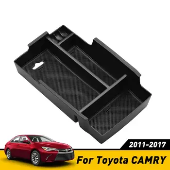 

Car Armrest Box Center Console Storage Glove Box Organizer Insert Tray For Toyota Camry 2012 2013 2014 2015 2016 2017 Accessory