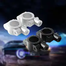 2 шт. черный белый подходит для 25 мм мотоцикла руль зеркало крепление Алюминиевый зажим