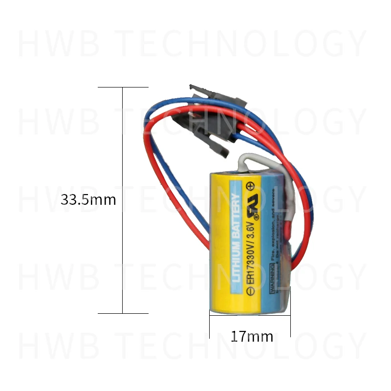 1 упаковка для Mitsubishi ER17330V MR-BAT CNC 3,6 V 1700mah литиевая батарея plc батареи с вилкой