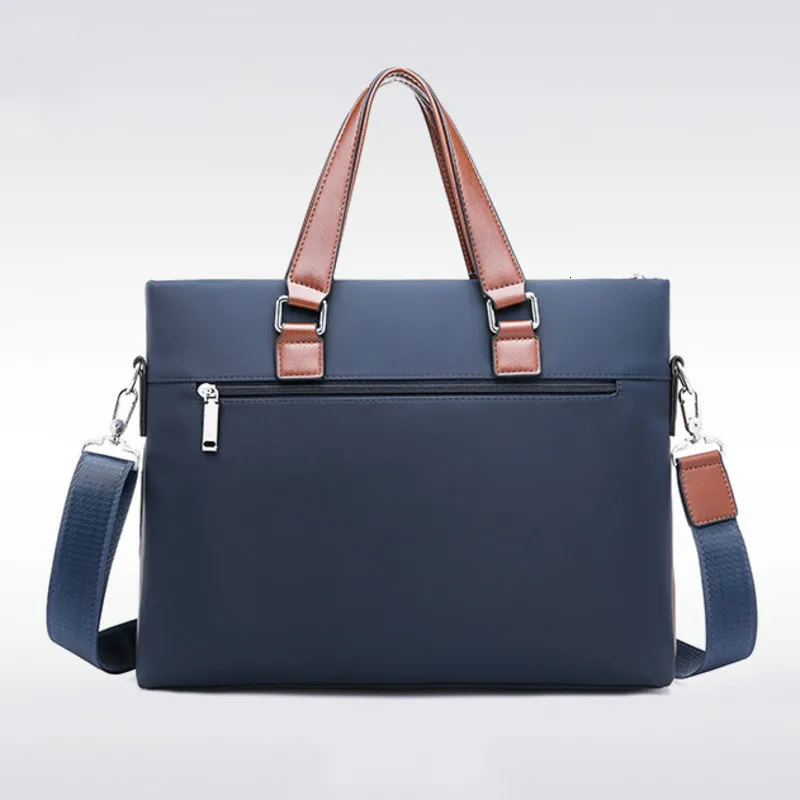 Men Oxford Business Briefcase Office Travel Messenger Large Tote Women Computer Work Bags Business Trip A4 File 14 In Laptop Bag