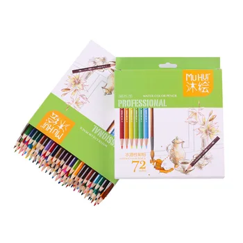 

Student drawing art pencil 72 color water-soluble color pencil carton packaging environmentally friendly color pencil