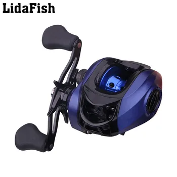 

LidaFish 2020 Baitcasting Reel 17+1BB Metal wire cup long-range anti-explosion line fishing wheel