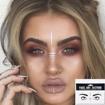 

Face paste diamond tattoo waterproof tattoo paste environmentally friendly face paste eyebrow paste face masquerade ball disco