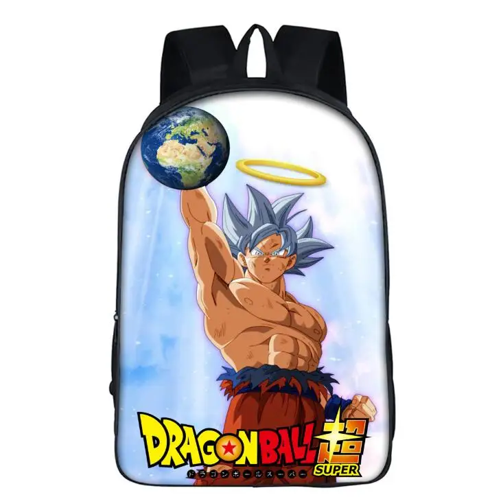 Аниме Dragon Ball Z рюкзак для подростков мальчиков девочек Супер Saiyan Sun Goku Vegeta Beerus школьные сумки ежедневный рюкзак для детей лучший подарок - Цвет: as picture