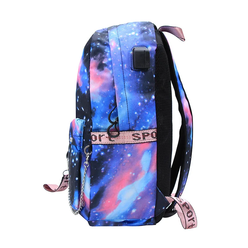 Синий рюкзак Mochila roblox для подростков, детей, девочек, школьников, USB, сумки для ноутбука, мальчиков, сумки через плечо, рюкзак для путешествий