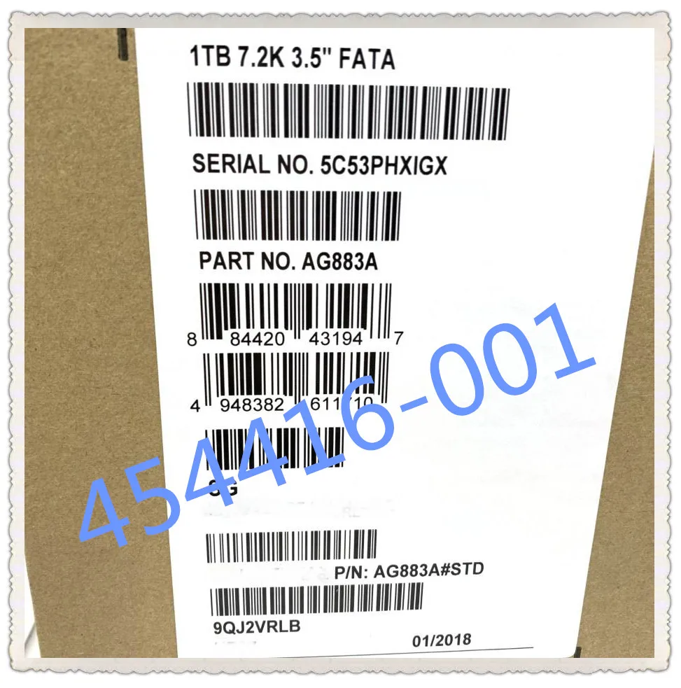AG883A AG883B 404403-002 454416-001 EVA 1 ТБ гарантирует Новое в оригинальной коробке. Обещано отправить в течение 24 часов