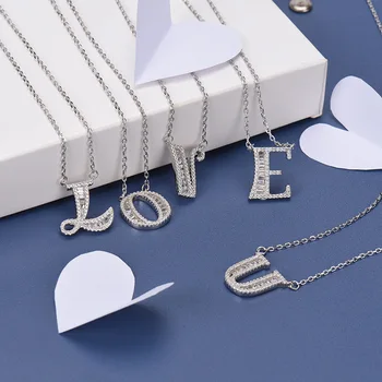 

Kolye Women's 26 Letter Necklace, European And American Accessories, Fashion Jewelry, Collarbone Chain Manufacturer Wholesale